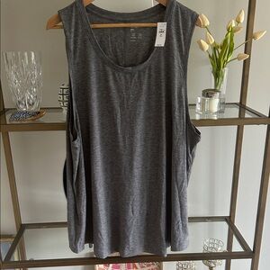 Gray GapFit Sleeveless Women's Tank